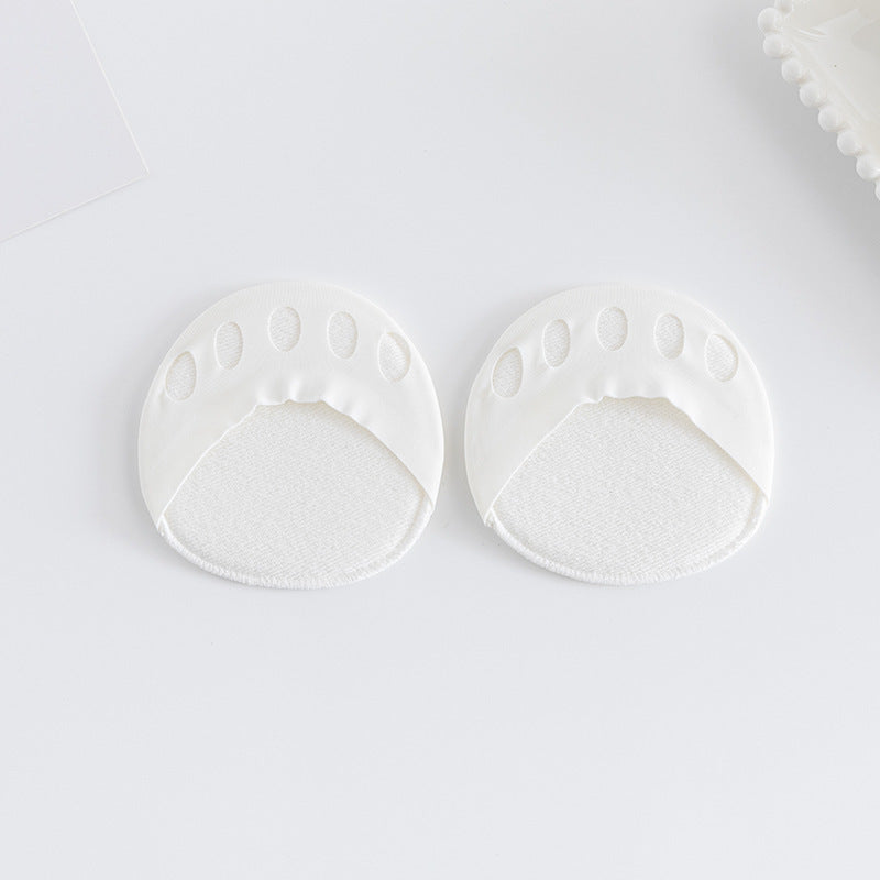 Silicone High Heel Half Sole Socks - Invisible Forefoot Cushions for Women
