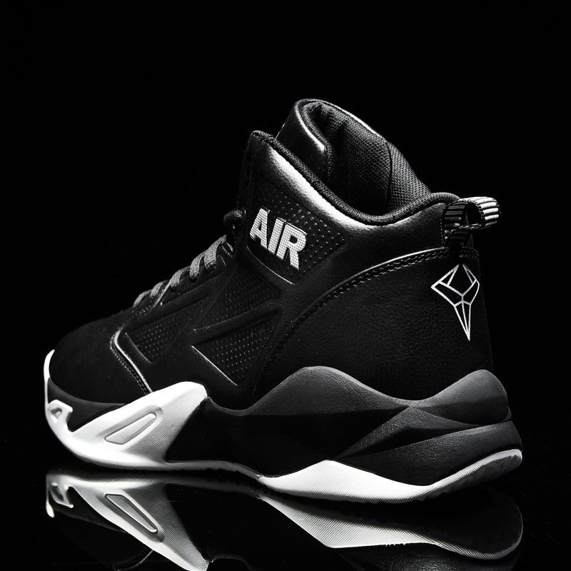 Men's Mid Top Basketball Shoes - High Performance Casual Sports Running Sneakers