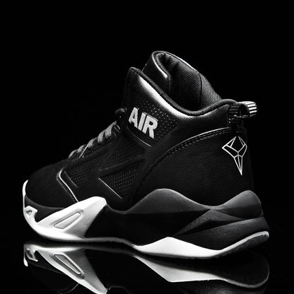 Men's Mid Top Basketball Shoes - High Performance Casual Sports Running Sneakers