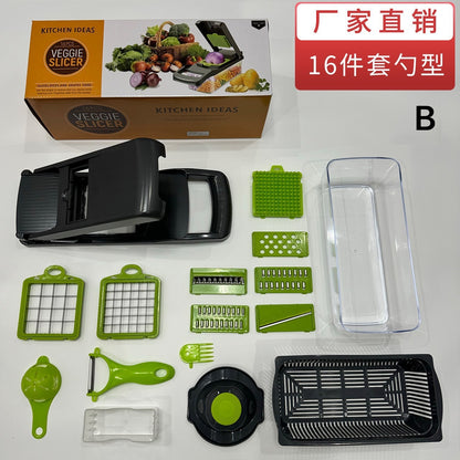 Professional Onion Chopper & Vegetable Cutter - Heavy Duty Kitchen Dicer for Salad & Meal Prep