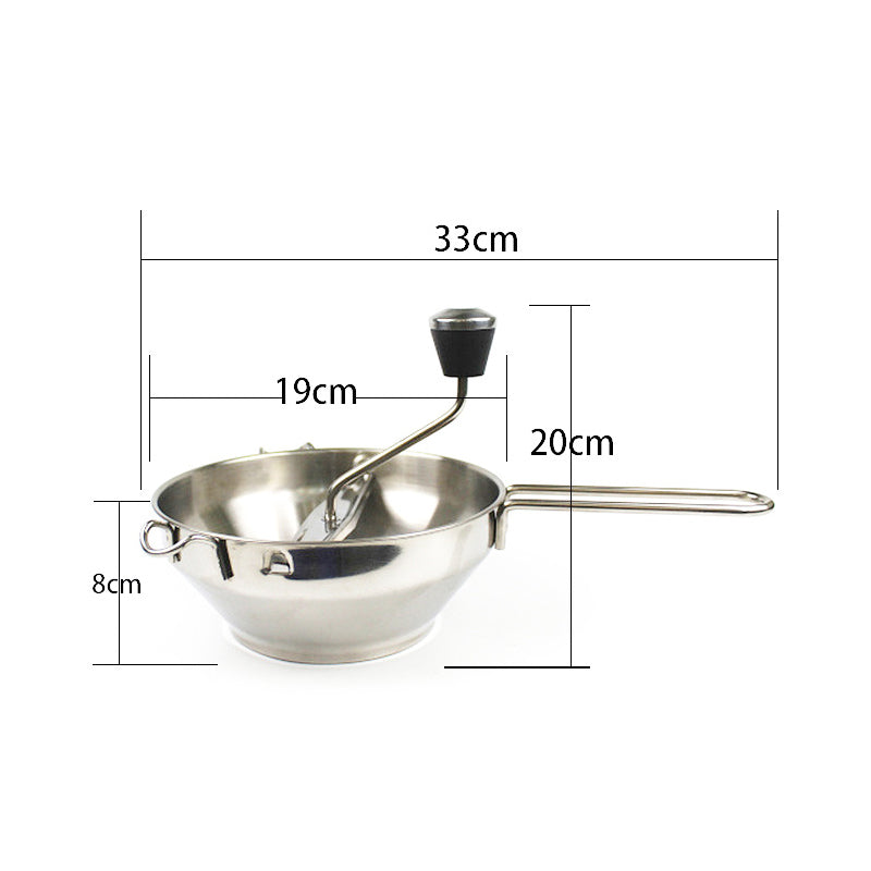 Stainless Steel Food Mill / Vegetable and Fruit Grinder with Interchangeable Discs