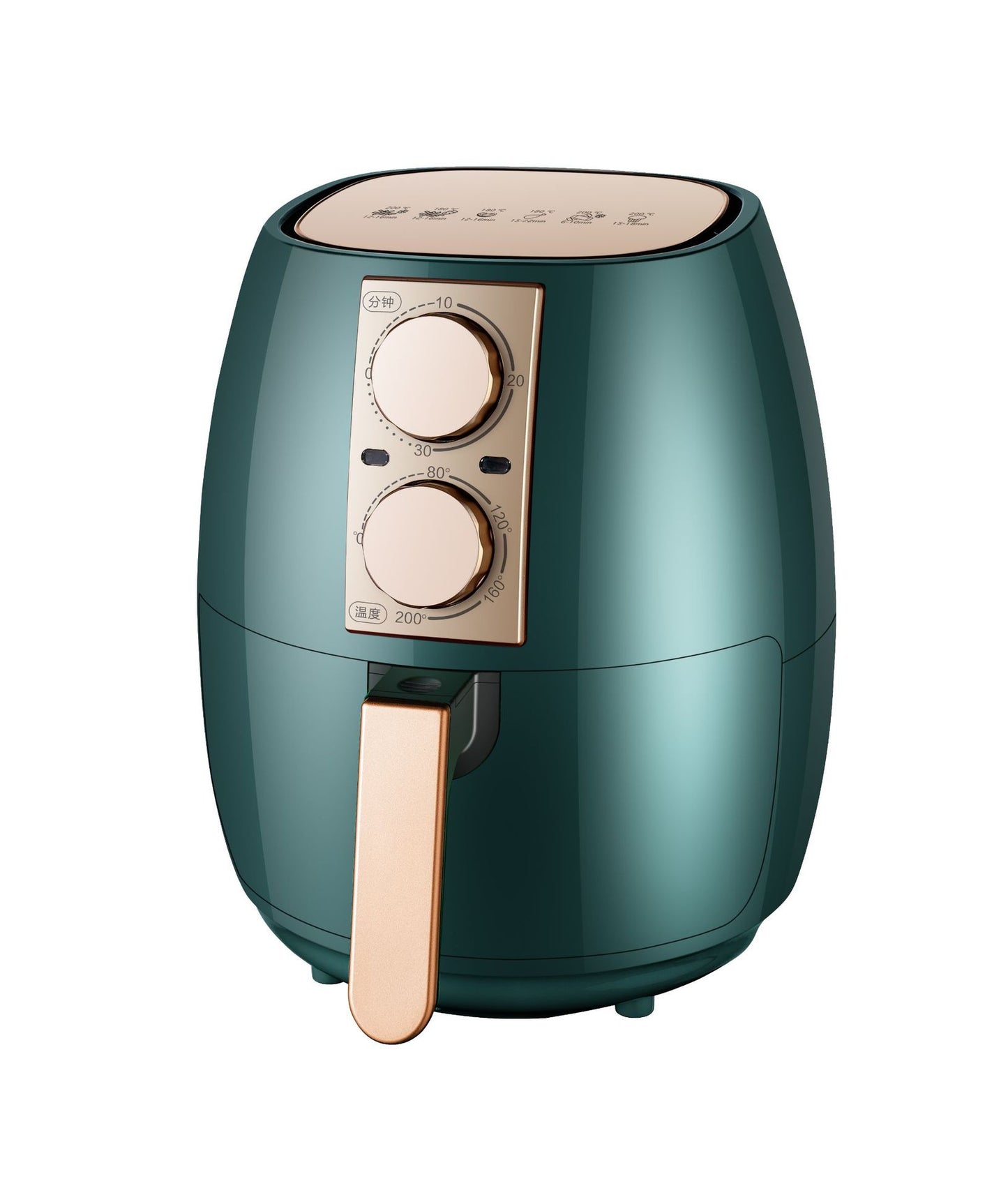 6L Large Capacity Visual Air Fryer - Multi-Function Electric Oven & Fryer