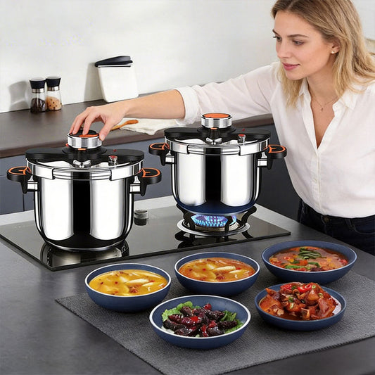 Premium Stainless Steel Pressure Pot for Gas & Electric Stoves (4L/6L)