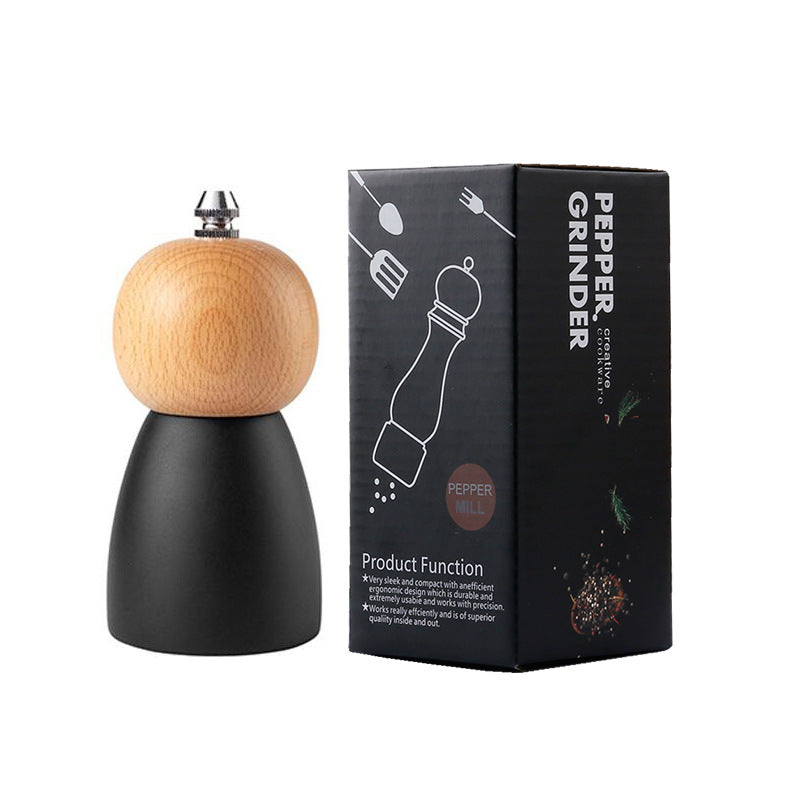 Premium Wooden Pepper Grinder Mill - Adjustable Coarseness Salt Mill
