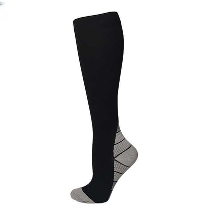 Professional Women's Long Compression Socks - High Elastic Sports Pressure Socks