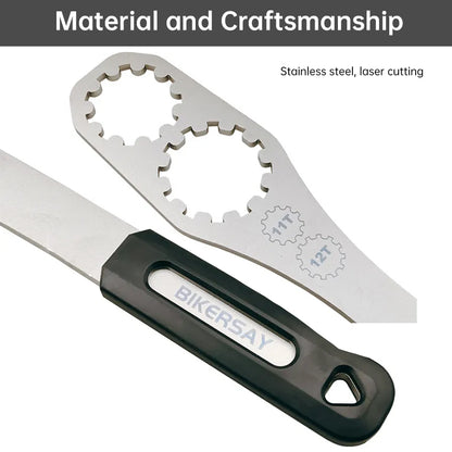 Pro Bicycle Cassette Lockring Tool | Adjustable Cog Wrench & Freewheel Remover