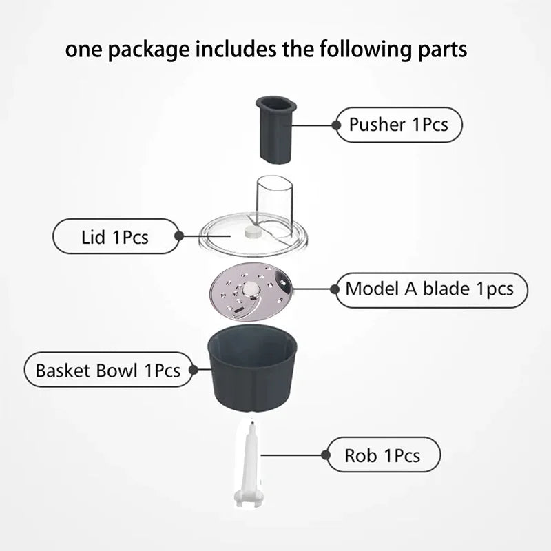 Multifunctional Food Cutter Set for Thermomix TM5 TM6 - Professional Vegetable Chopper & Slicer