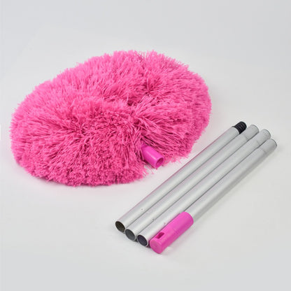 Long-Reach Circular Ceiling Fan Duster – Extendable Aluminum Pole for Easy High-Access Cleaning