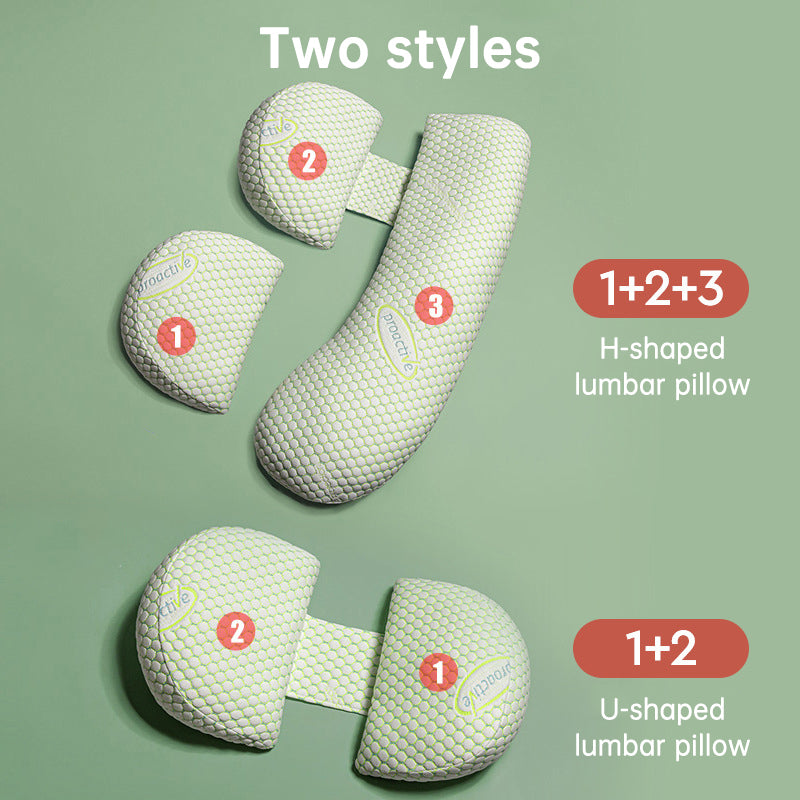 Adjustable Probiotic Maternity Pillow | Waist & Belly Support Cushion for Comfortable Pregnancy Sleep