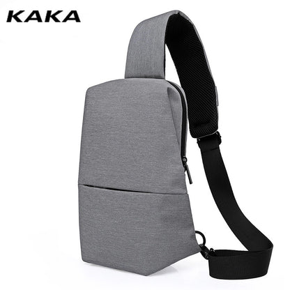 KAKA Casual Waterproof Chest Sling Bag - Unisex Multi-Functional Sports Shoulder Pack