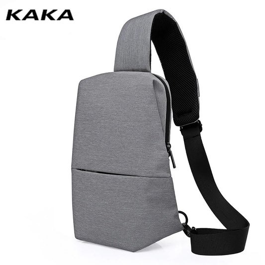 KAKA Casual Waterproof Chest Sling Bag - Unisex Multi-Functional Sports Shoulder Pack