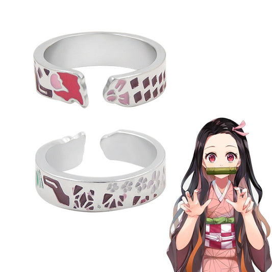 Demon Slayer Nezuko Kamado Adjustable Ring
