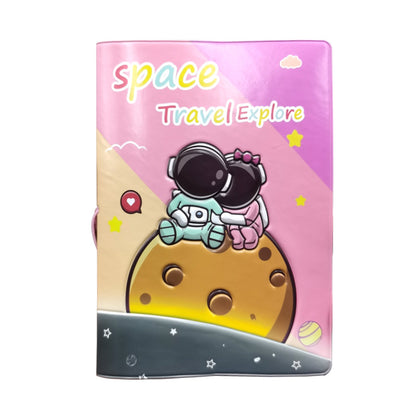 Creative Stereoscopic Space/Astronaut Passport Holder - Travel Document Protection Set