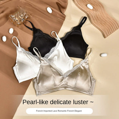 Seamless Wire-Free Minimizing Bra - Thin Strap, Anti-Sagging, French Style