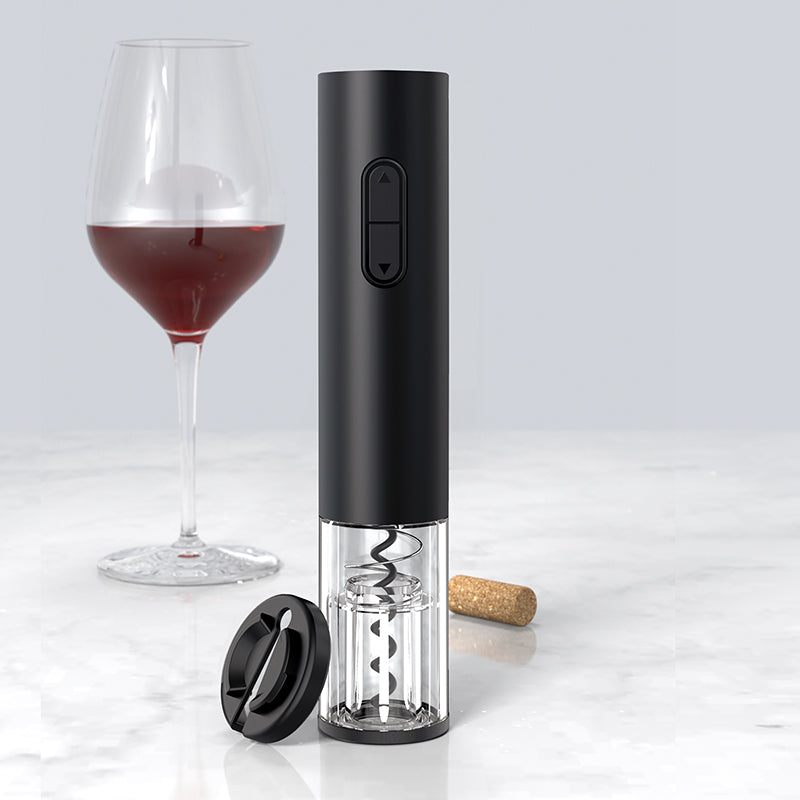 Automatic Electric Wine Opener with Foil Cutter - One-Click Rechargeable Cordless Corkscrew for Home, Party & Gifts