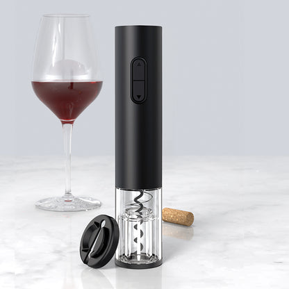 Automatic Electric Wine Opener with Foil Cutter - One-Click Rechargeable Cordless Corkscrew for Home, Party & Gifts