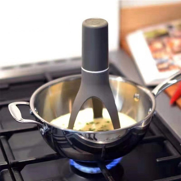 Stirr Automatic Pan Mixer Whisk - Hands-Free Triangular Cooking Tool