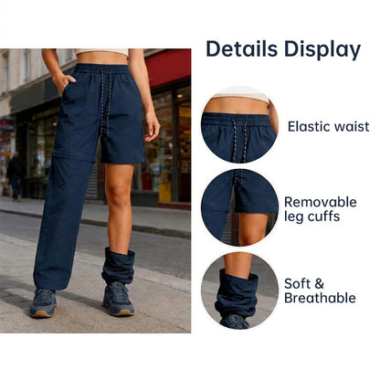 Women's Convertible Hiking Pants | Quick-Dry Waterproof Cargo Trousers