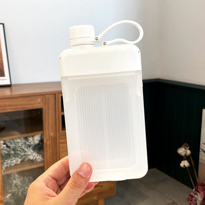 Creative Flat Square Portable Pocket Water Bottle for Outdoor Travel