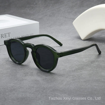 Vintage Round Small Frame Sunglasses | Unisex Fashion UV Protection Shades