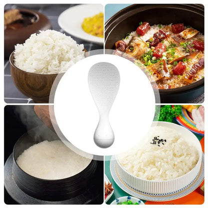 Standing Non-Stick Rice Spoon - Creative Tumbler Design Heat-Resistant Rice Scoop