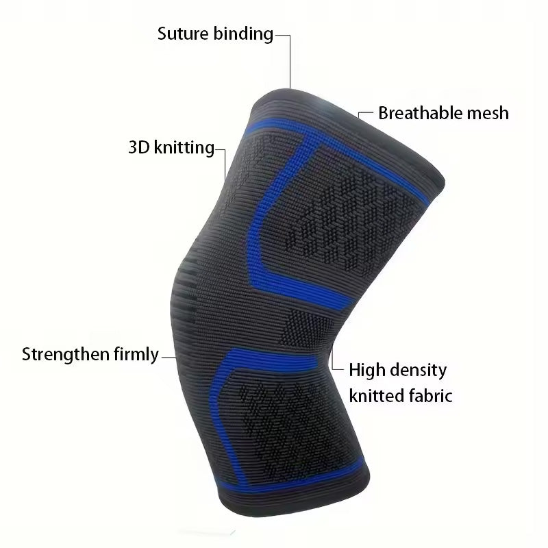 2PCS Pro Knee Compression Sleeves (Men & Women) | Workout, Running & Sports Support Braces