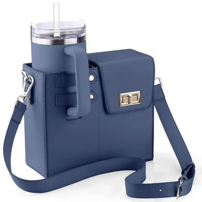 Outdoor Portable Insulated Bottle Bag | Crossbody Tumbler Cup Holder