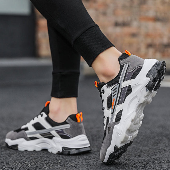 Unisex Breathable Mesh Running Dad Shoes - Casual Sports Slip-Resistant Sneakers