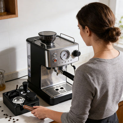 Multi-Functional Barista Storage Rack - Espresso Accessories Holder for Home & Cafe