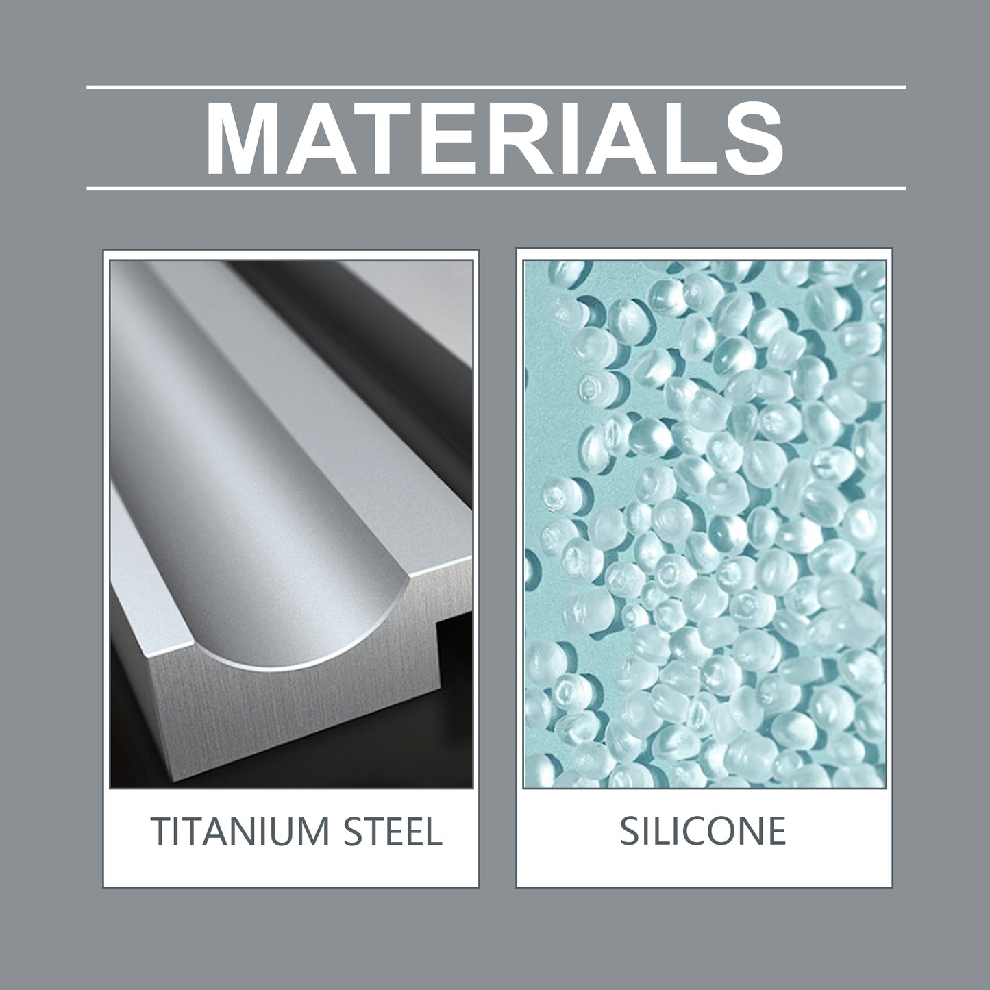 Minimalist Unisex Black Strap & Titanium Steel ID Bracelet