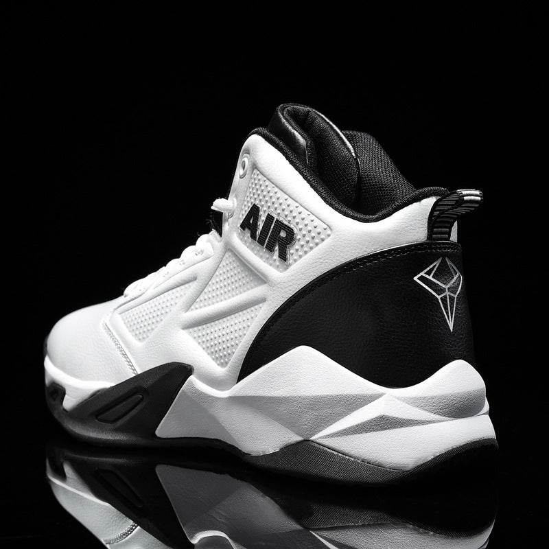 Men's Mid Top Basketball Shoes - High Performance Casual Sports Running Sneakers
