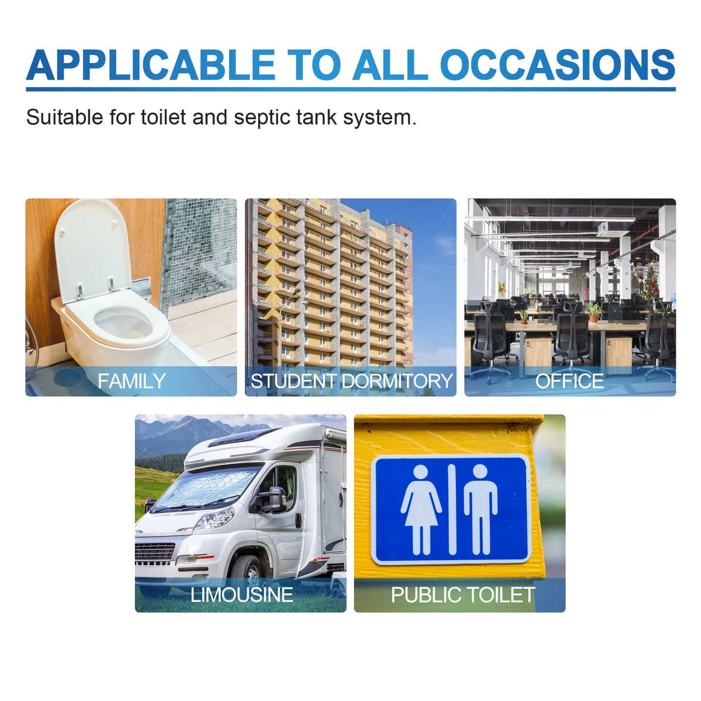 Powerful Toilet Bowl Cleaner Sheets - Automatic De-stain & Deodorizing Tablets