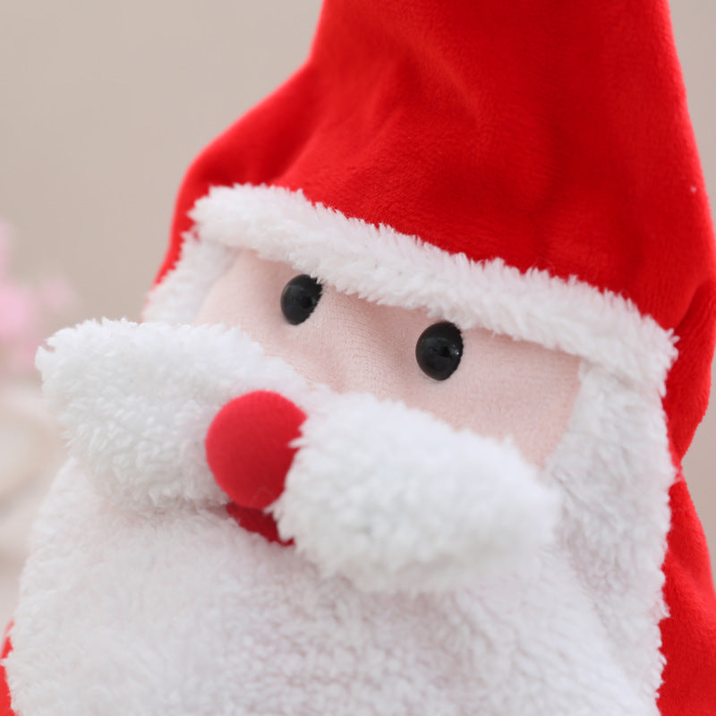 Electric Moving Christmas Santa Plush Toy | Light-Emitting & Singing Kawaii Xmas Hat