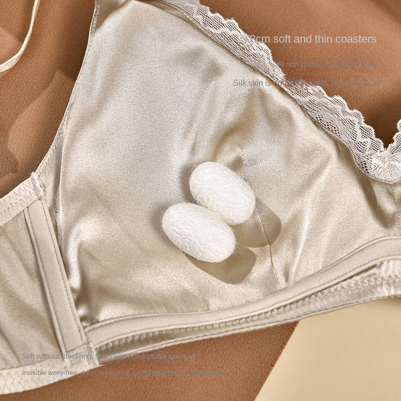 Seamless Wire-Free Minimizing Bra - Thin Strap, Anti-Sagging, French Style