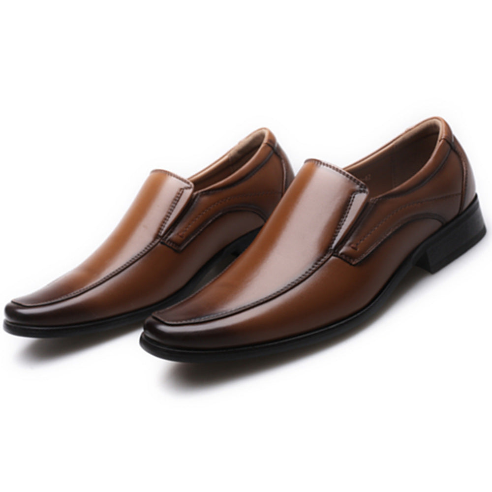 Premium Color Polishing Slip-On Leather Shoes for Men