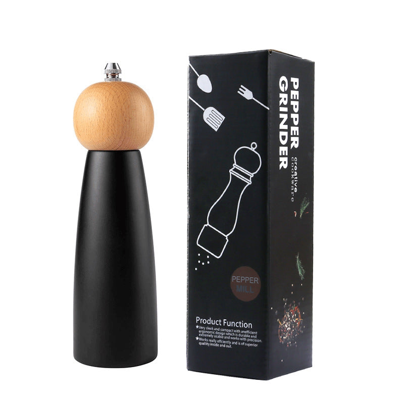 Premium Wooden Pepper Grinder Mill - Adjustable Coarseness Salt Mill