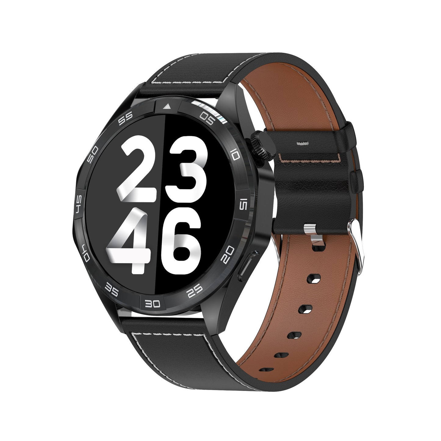 Luxury Business Smart Watch with Bluetooth Calling - Round Screen Health Monitoring Watch