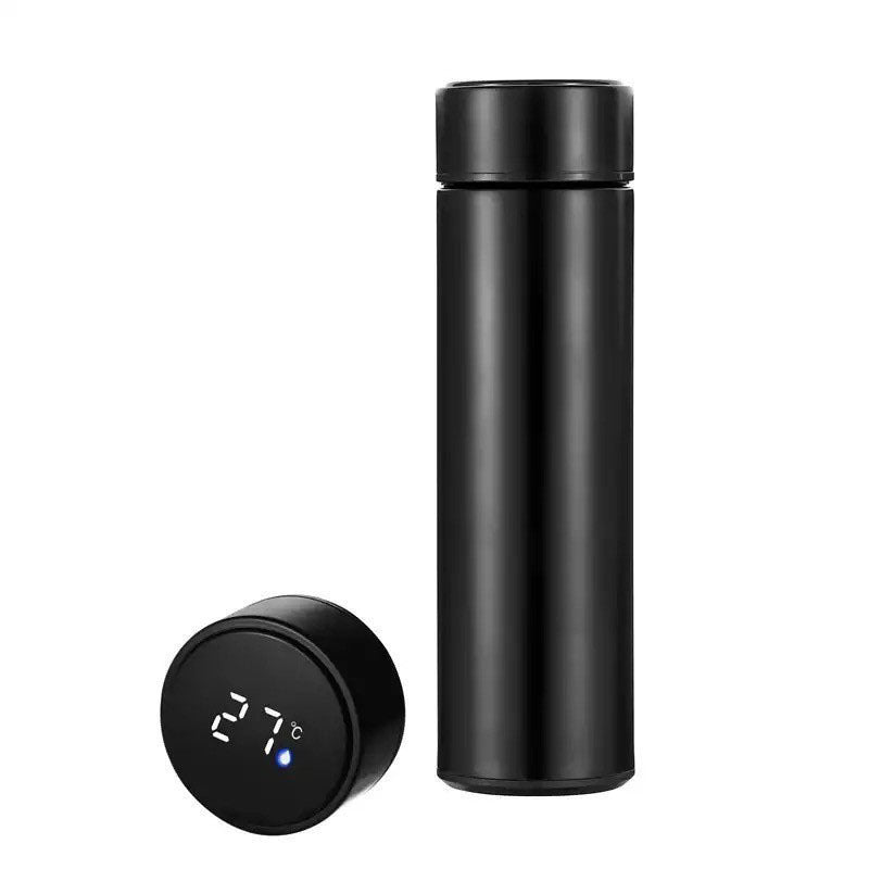 Smart LED Temperature Display Thermos - 500ml Insulated Stainless Steel Water Bottle
