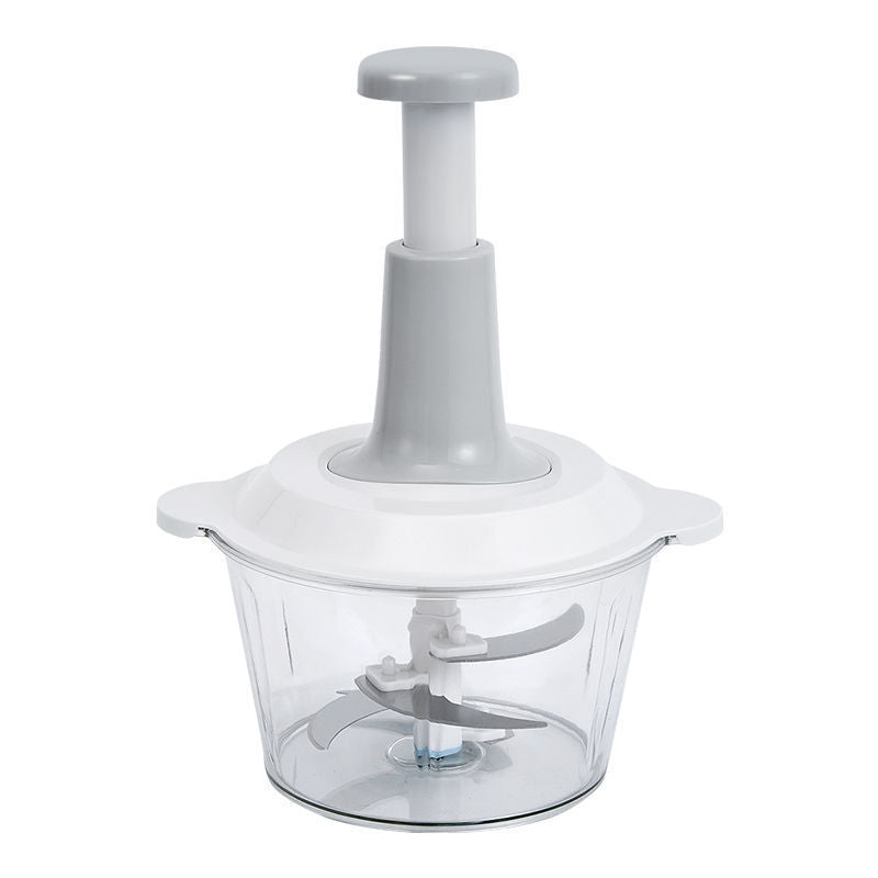 Manual Press Food Chopper & Meat Grinder - Multi-Functional Garlic Processor