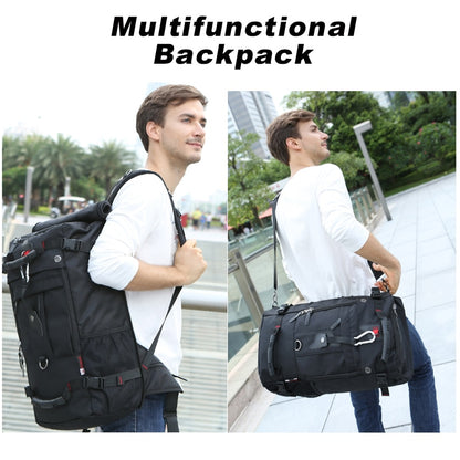 KAKA Men Backpack Travel Bag – Large Capacity Versatile Utility Mountaineering
