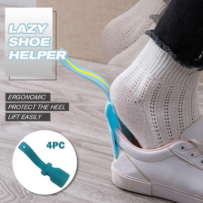 4 Pcs Lazy Shoe Helper & Shoe Horn Kit