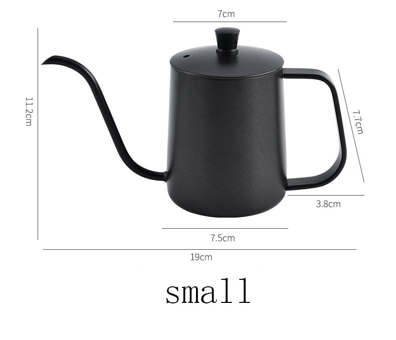 Stainless Steel Gooseneck Coffee Kettle - Narrow Long Spout Hand Brewing Pot