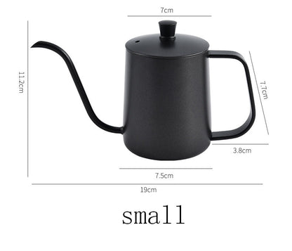 Stainless Steel Gooseneck Coffee Kettle - Narrow Long Spout Hand Brewing Pot