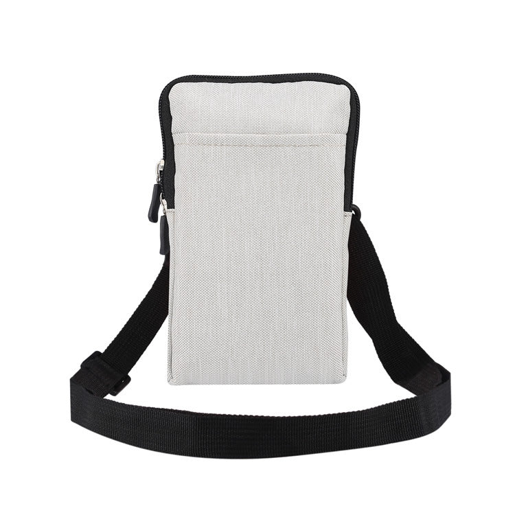 Multifunctional Portable Mini Phone Bag - Lightweight Fabric Waist Pouch & Crossbody for Outdoor Activities