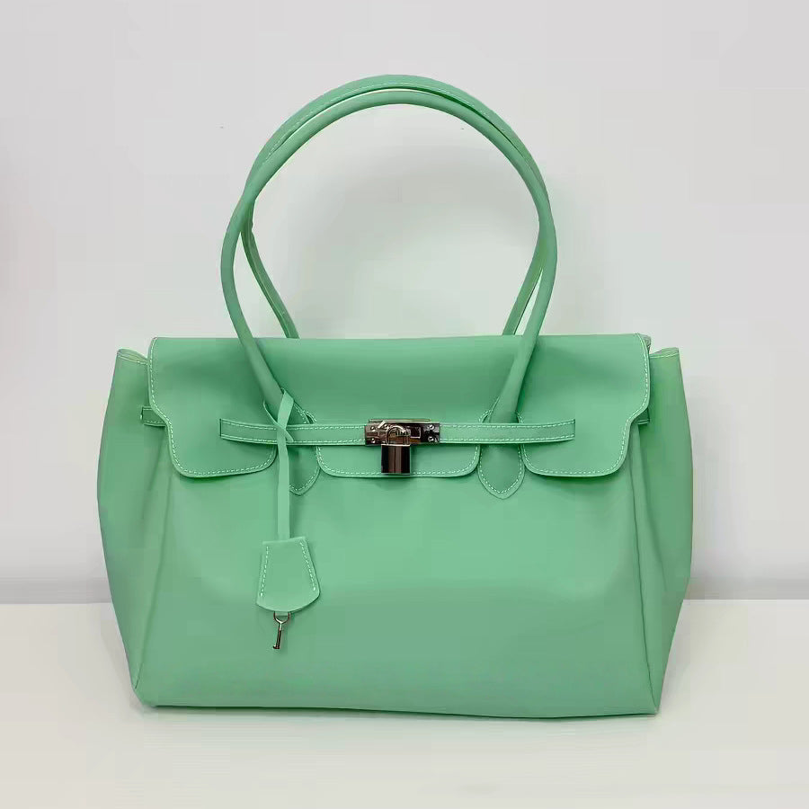 Jellyfirkin New Summer Style Jelly Tote Shoulder Bag