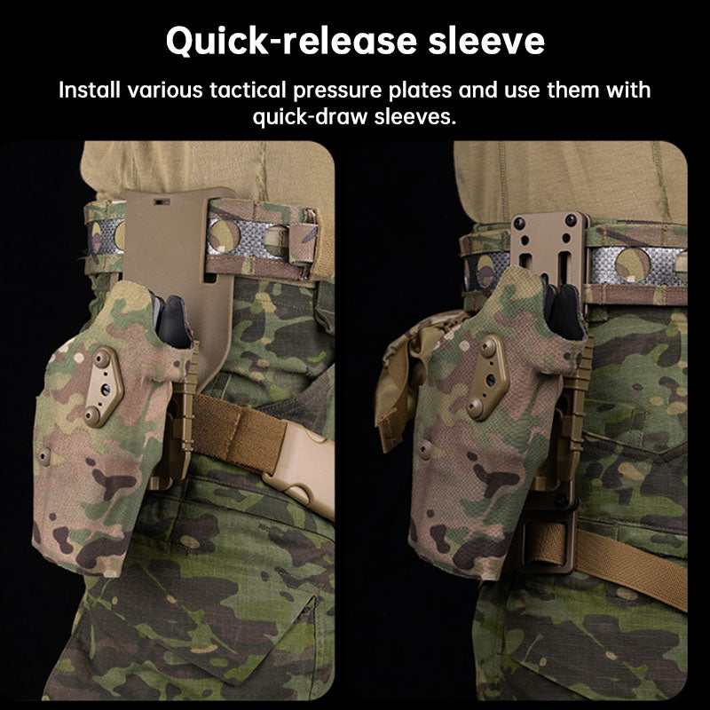 Tactical Two-Layer Battle Belt | Quick Detach Metal Buckle Combat Belt