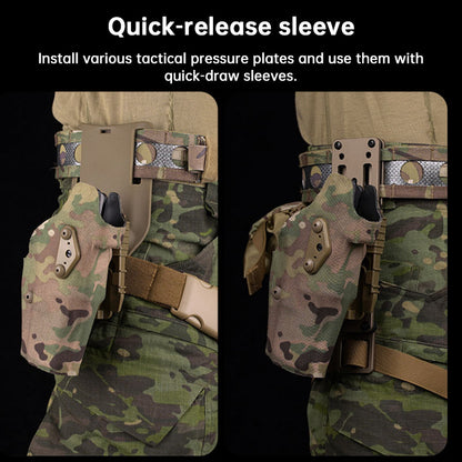 Tactical Two-Layer Battle Belt | Quick Detach Metal Buckle Combat Belt