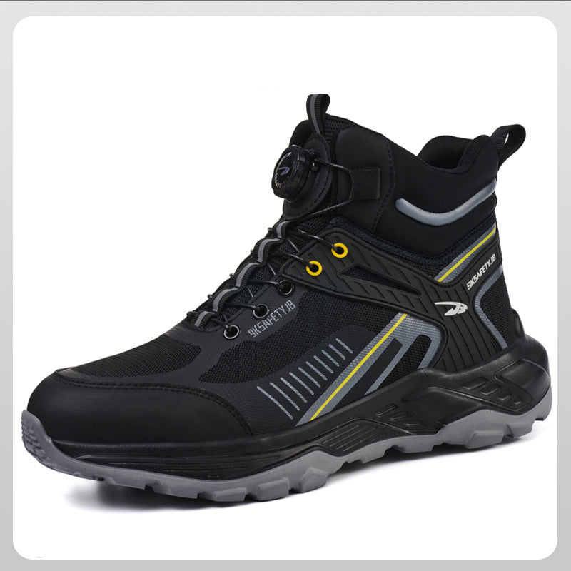 Heavy Duty Steel Toe Safety Boots – Anti-Smashing & Anti-Piercing Construction Work Shoes for Men