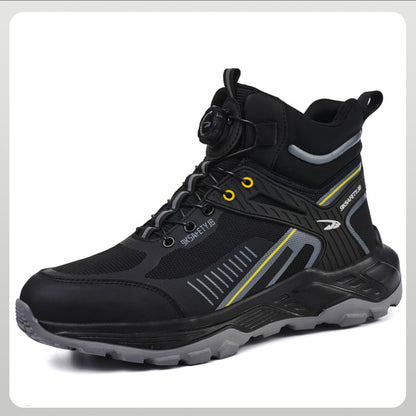 Heavy Duty Steel Toe Safety Boots – Anti-Smashing & Anti-Piercing Construction Work Shoes for Men