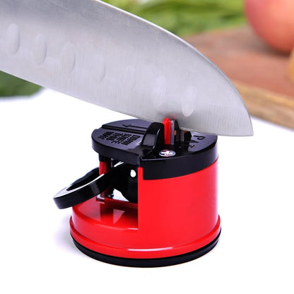 Suction Cup Knife Sharpener - Easy & Safe Kitchen Sharpening Tool